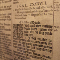 Page from an original 1611 first edition